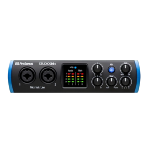 Captura audio de alta calidad con 2 preamplificadores de micrófono XMAX-L, convertidores de 24 bits/192 kHz y conectividad USB-C. Perfecta para estudios caseros y músicos en movimiento.