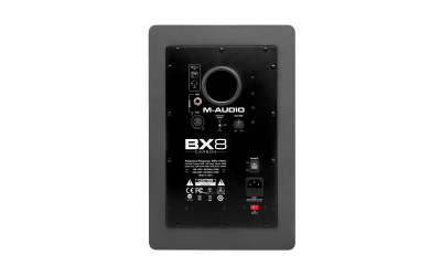 Monitor M-Audio BX8 Carbon posterior en AVI PLAY Colombia